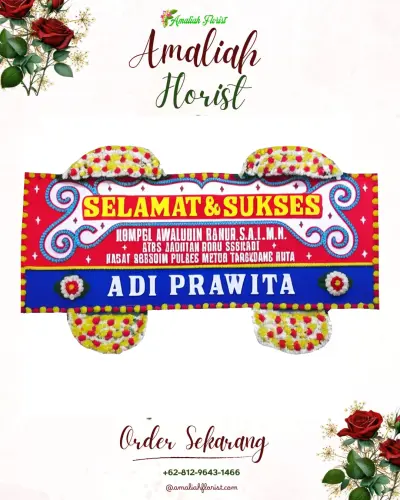 Karangan Bunga Ucapan Selamat di Pruwatan